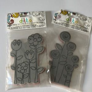 Ditto Cling Mounted Rubber Stamps
